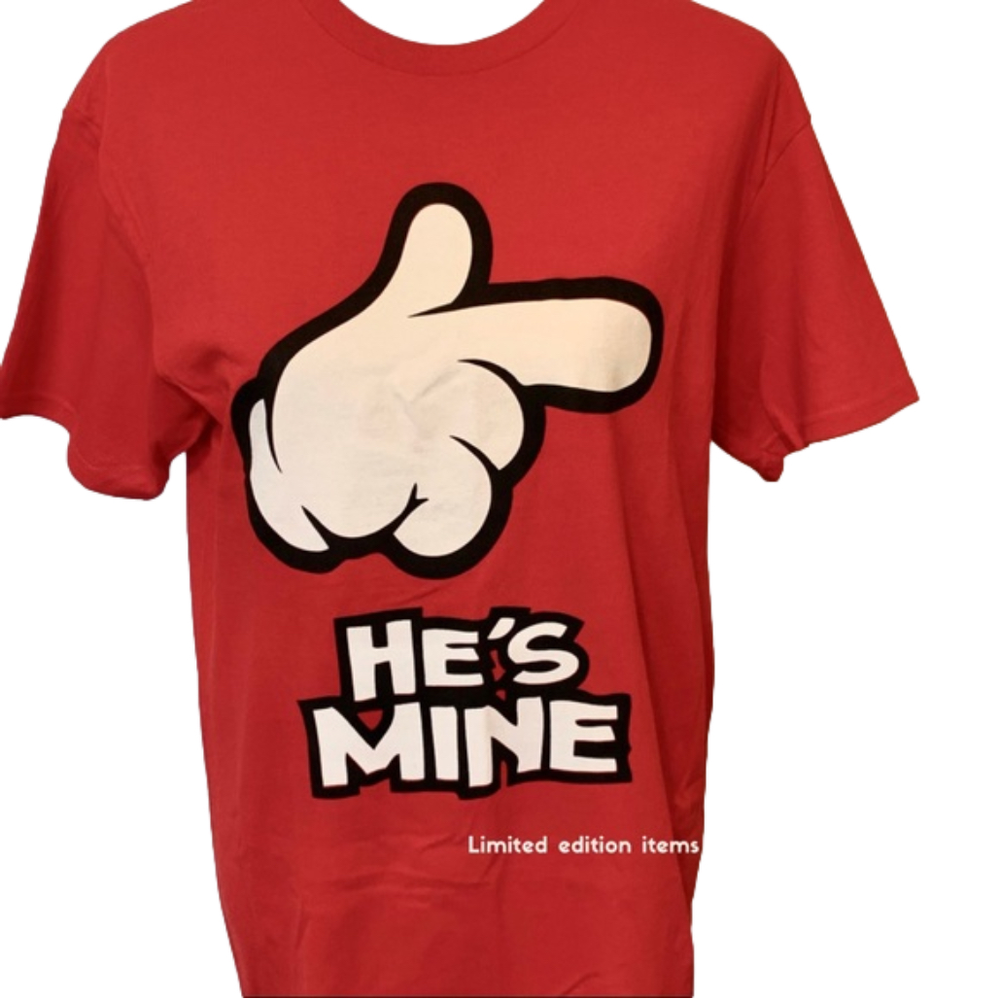 {Plus} He’s Mine Tee-shirt